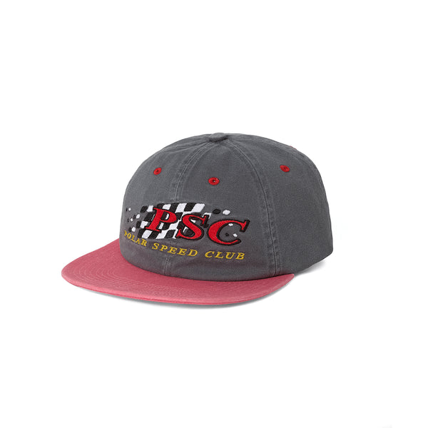 Polar Michael Cap Speed Club Casquette - Grey / Red - Streetart.fr